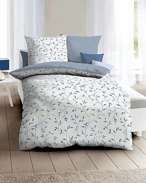Kaeppel Bettwäsche Leaf, Seersucker, 2 teilig, günstig online kaufen