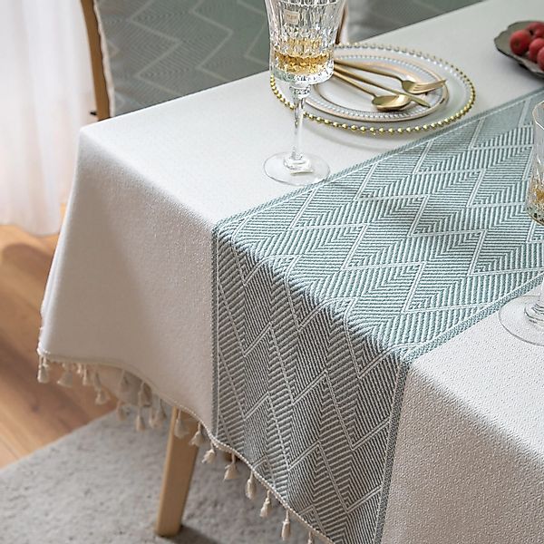 HEYHIPPO Tischläufer Tischdecke aus Baumwolle mit günstig online kaufen