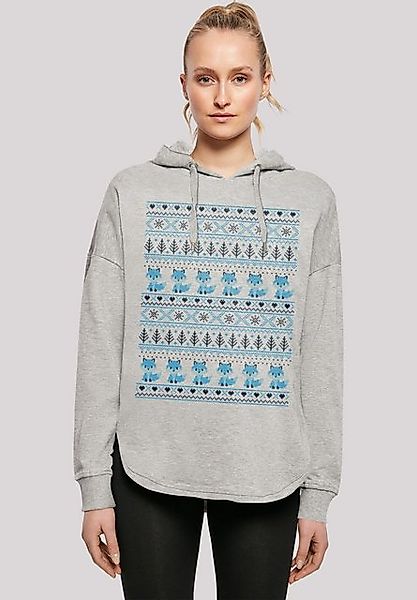 F4NT4STIC Kapuzenpullover Christmas Fuchs Weihnachten Muster Print günstig online kaufen