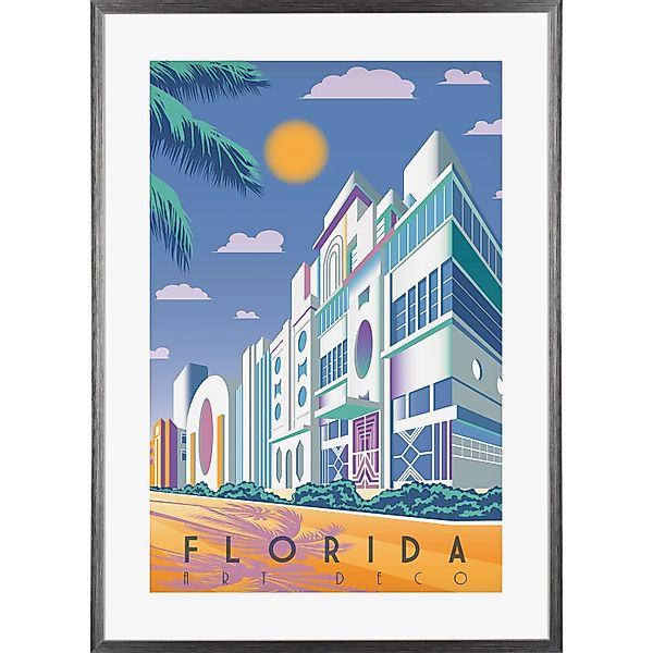 Kunststoffbilderrahmen Silber Klassisch 50 cm x 70 cm günstig online kaufen