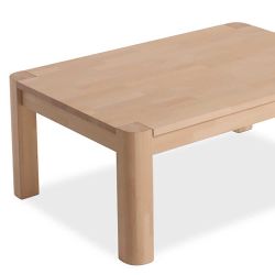 Echtholztisch für Wohnzimmer Buche massiv geölt günstig online kaufen