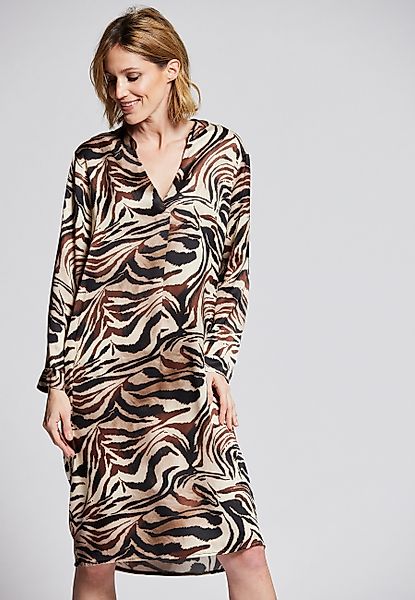 Andijamo-Fashion Satinkleid WILD REBEL exklusiv Print günstig online kaufen