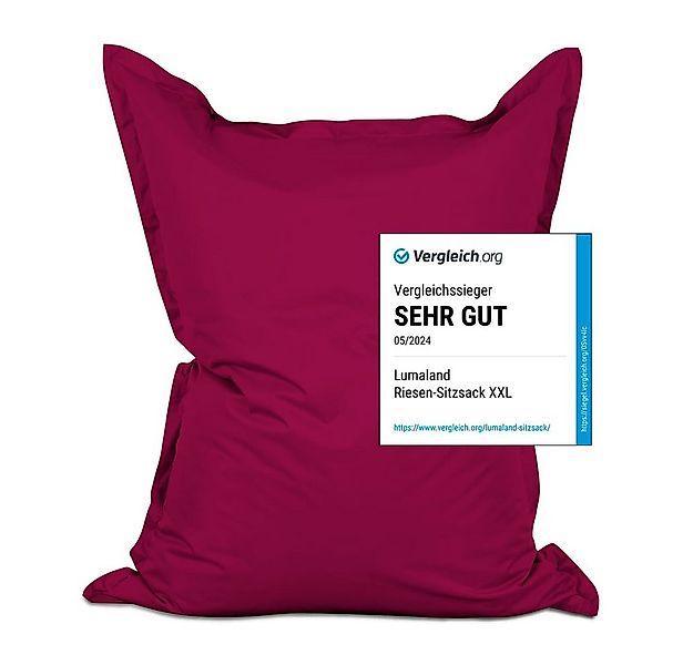 Lumaland Sitzsack XXL Bean Bag Riesen-Sitzkissen 380L 140x180cm Special Edi günstig online kaufen