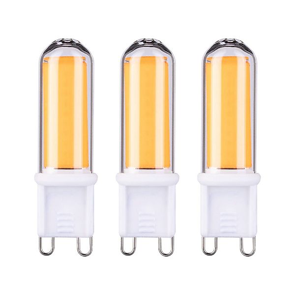 Paulmann LED-Leuchtmittel Stiftsockel 3er Pack Glas G9 470lm 4,6W 2700K 230 günstig online kaufen