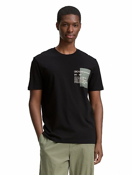 TOM TAILOR Denim T-Shirt, mit verschiedenen Logo Prints günstig online kaufen