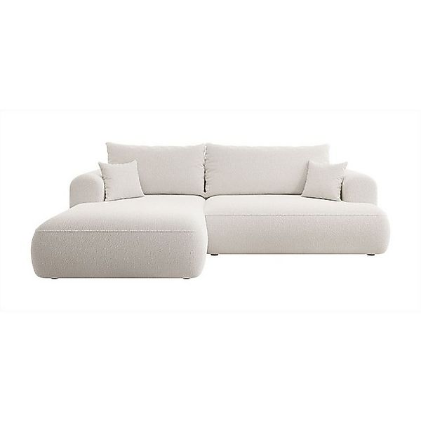 Selsey Ecksofa OVO, Schlaffunktion 142x210 cm, Bettkasten, Boucle-Bezug günstig online kaufen