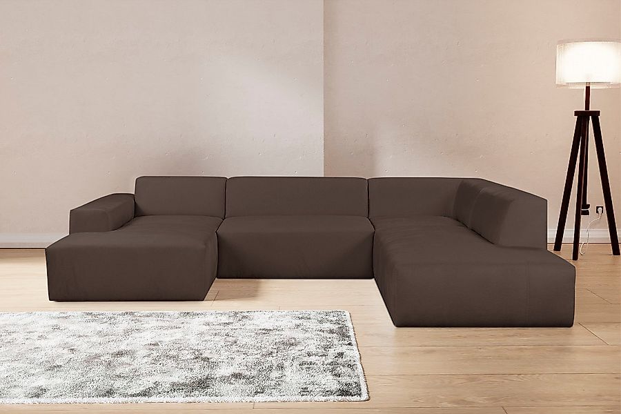 WERK2 Wohnlandschaft "Zeus viel Platz, Breite 330cm, modern und zeitlos, U- günstig online kaufen