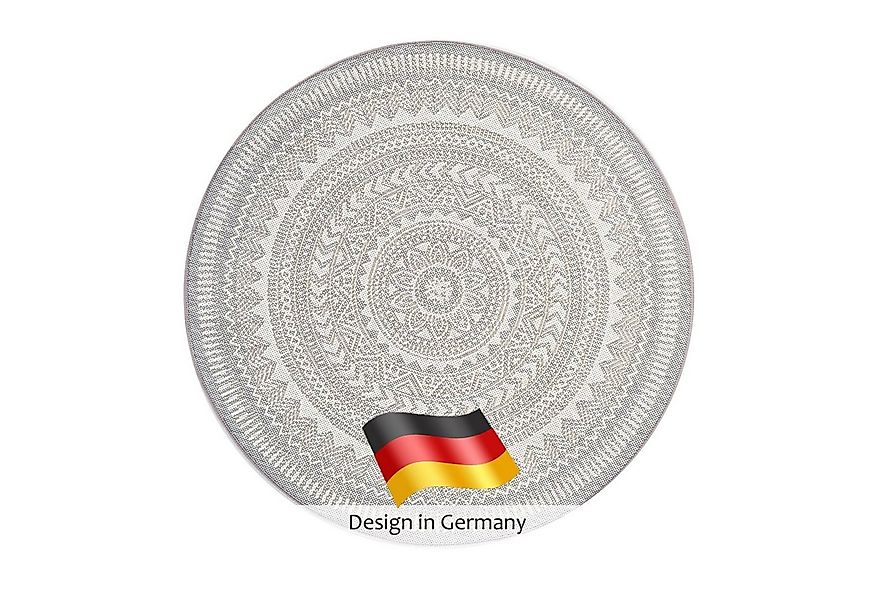 DomDeco Outdoorteppich In- & Outdoor Teppich Rund FINN, Rund günstig online kaufen