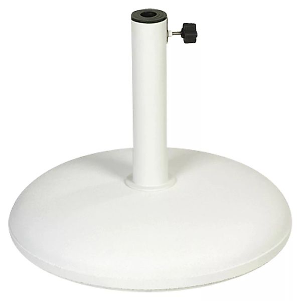 Fermob - Sonnenschirmständer - weiß/H 41cm /  Ø 49cm/Für Stangen mit Ø 25 b günstig online kaufen