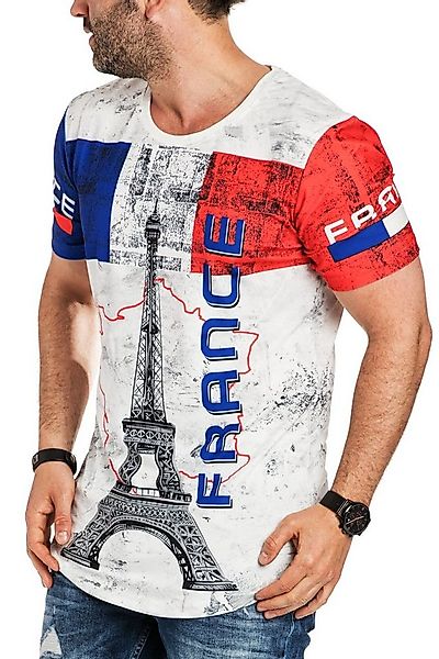 RMK T-Shirt Herren Shirt Oversize Fan Trikot France Frankreich EM WM Eifelt günstig online kaufen