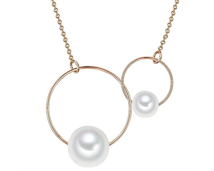 Lulu & Jane Perlenkette roségold günstig online kaufen
