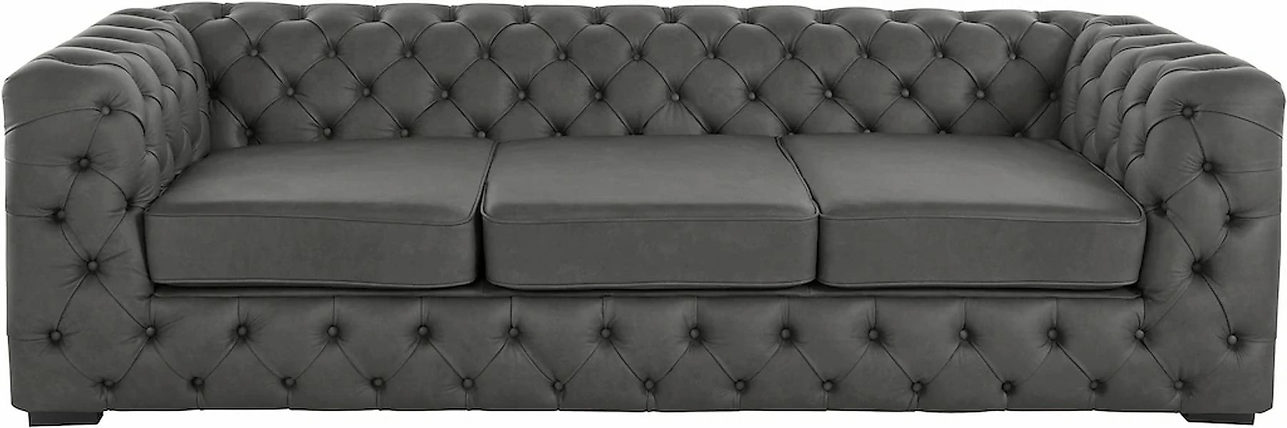Home affaire Chesterfield-Sofa "Kalina" klassische Chesterfield-Knopfheftun günstig online kaufen