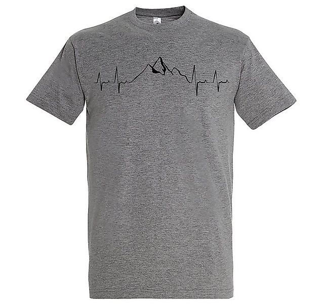 Youth Designz T-Shirt Heartbeat Mountain Herren günstig online kaufen