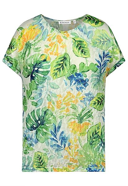 BICALLA T-Shirt Shirt mit Tropical-Print in günstig online kaufen