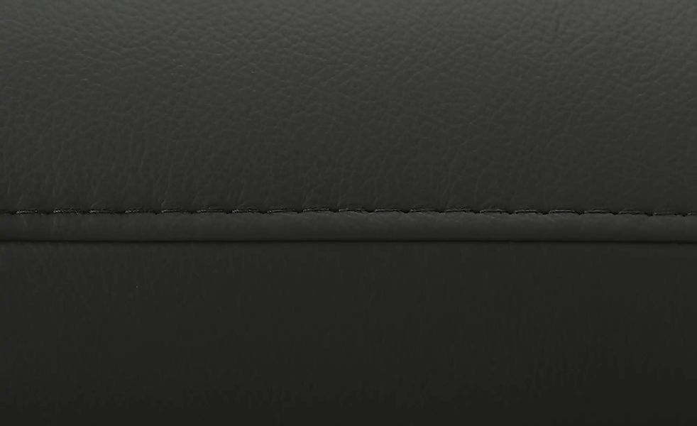 meinSofa Wohnlandschaft aus Leder Grace ¦ schwarz ¦ Maße (cm): B: 332 H: 89 günstig online kaufen