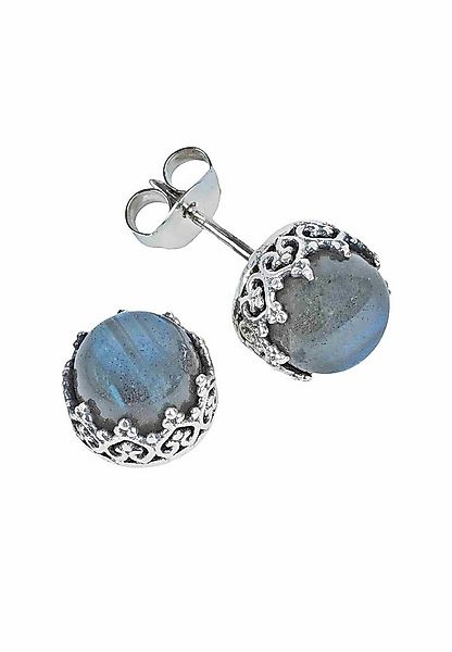 mantraroma Paar Ohrstecker Ohrstecker NAPULO aus 925 Silber mit Labradorit günstig online kaufen