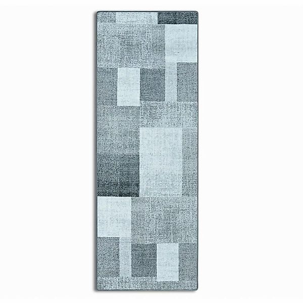 KARAT Teppichläufer nach Maß Lucano Moderner Wohnteppich Anthrazit 80 x 150 günstig online kaufen