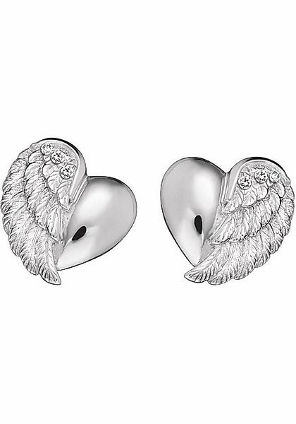 Engelsrufer Paar Ohrstecker Little magic HERZFLÜGEL, mit Zirkonia (synth) günstig online kaufen