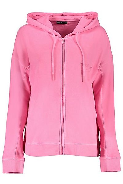 North Sails Sweatshirt Damen Sweatshirt Rosa Bio-Baumwolle Kapuze günstig online kaufen