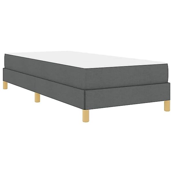 vidaXL Boxspringbett Dunkelgrau 80 x 200 cm Stoff 3398522 günstig online kaufen