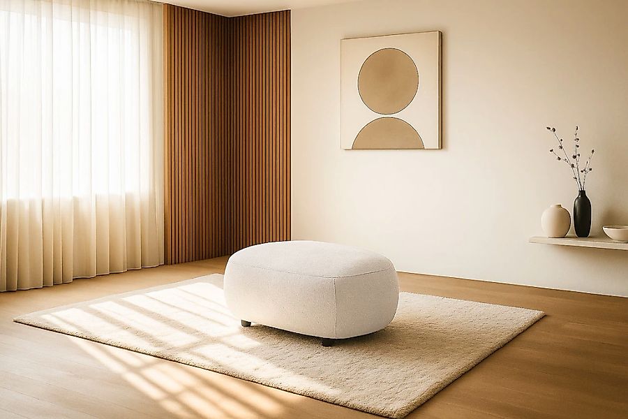 Home affaire Polsterhocker "Ostrup" schlichtes modernes Design, in verschie günstig online kaufen