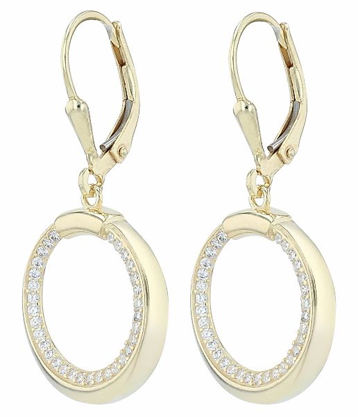 Adelia´s Paar Ohrhänger "Damen Ohrringe – Ohrhänger aus 925 Silber mit Zirk günstig online kaufen