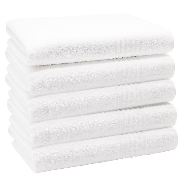 ZOLLNER Duschtücher, Walkfrottier (5-St), 70 x günstig online kaufen