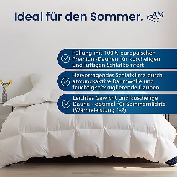 DormiGood Daunenbettdecke 2er Set Premium Daunendecke günstig online kaufen