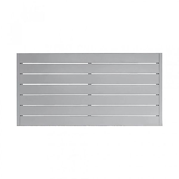 Sichtschutzzaunelement Faro Grau lackiert  90 cm x 180 cm FSC günstig online kaufen