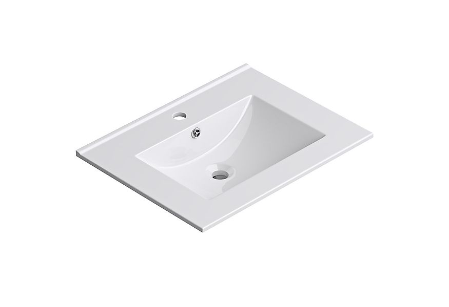 doporro Waschbecken Einbauwaschbecken aus Keramik inkl. Nano-Beschichtung B günstig online kaufen