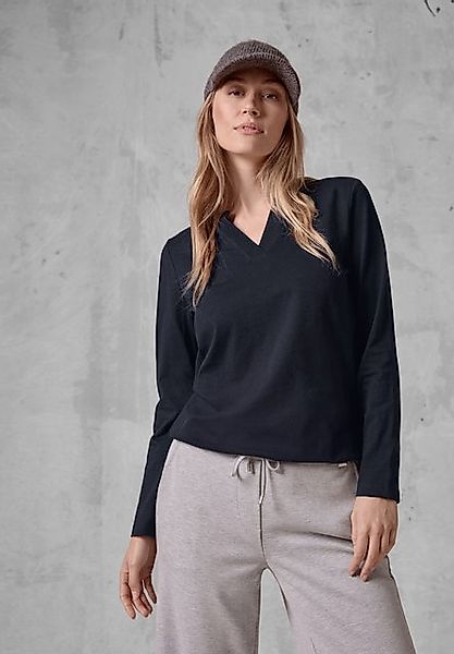 CECIL Langarmshirt aus reiner Baumwolle günstig online kaufen