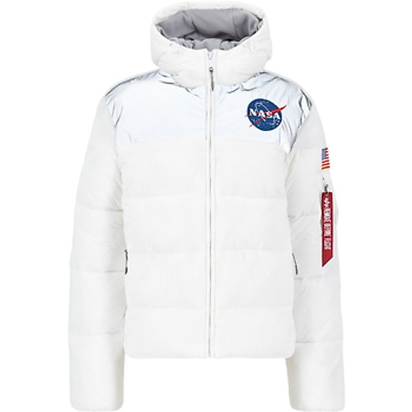 Alpha  Daunenjacken HP NASA Jacket - white günstig online kaufen