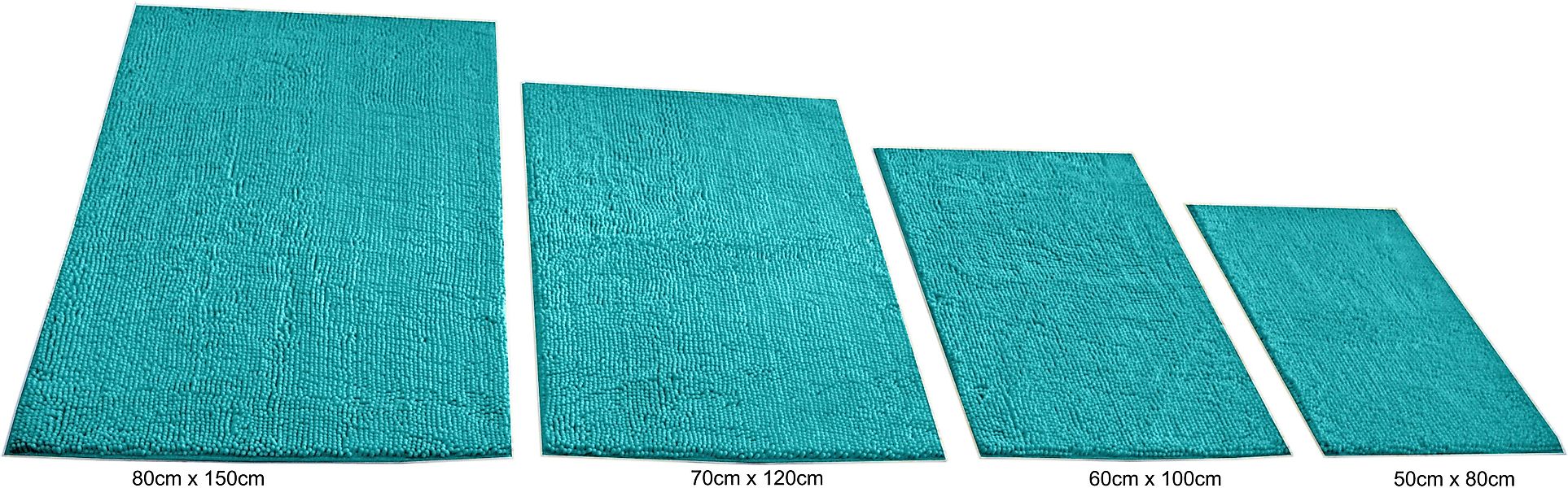 KiNZLER Badematte "Chenille" Höhe 18 mm rutschhemmend beschichtet fußbodenh günstig online kaufen