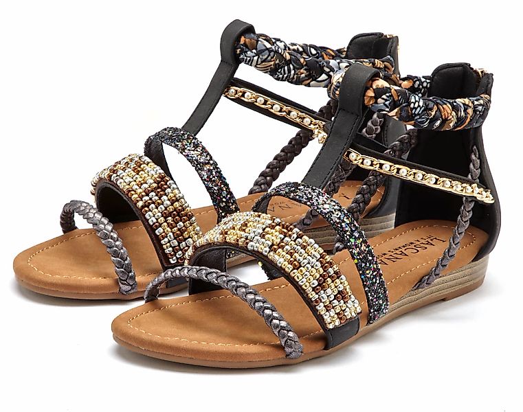 LASCANA Sandale "Sommerschuh", Sandalette, Sommerschuh im Festival-Look, au günstig online kaufen