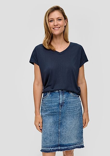 s.Oliver Shirttop Jersey-T-Shirt im Relaxed Fit günstig online kaufen