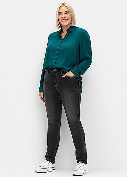 Sheego Klassische Bluse Hemdbluse Langarm günstig online kaufen