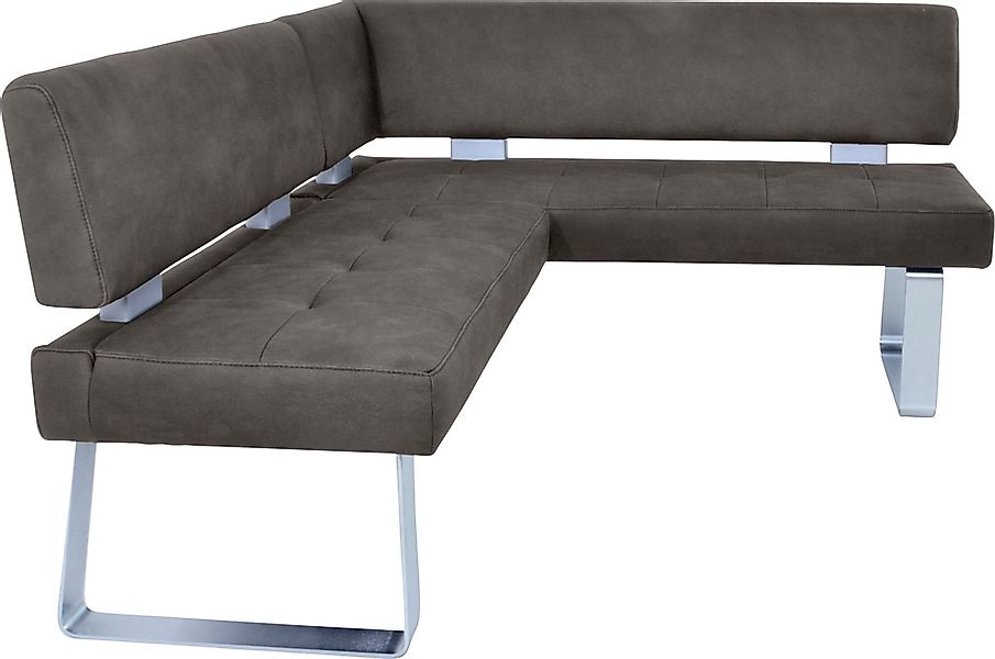 K+W Komfort & Wohnen Eckbank "Santos II" gepolstert, Eckbank, wahlweise lan günstig online kaufen