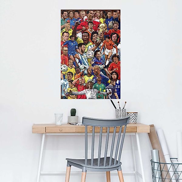 Reinders! Poster Legendäre Fußballspieler günstig online kaufen