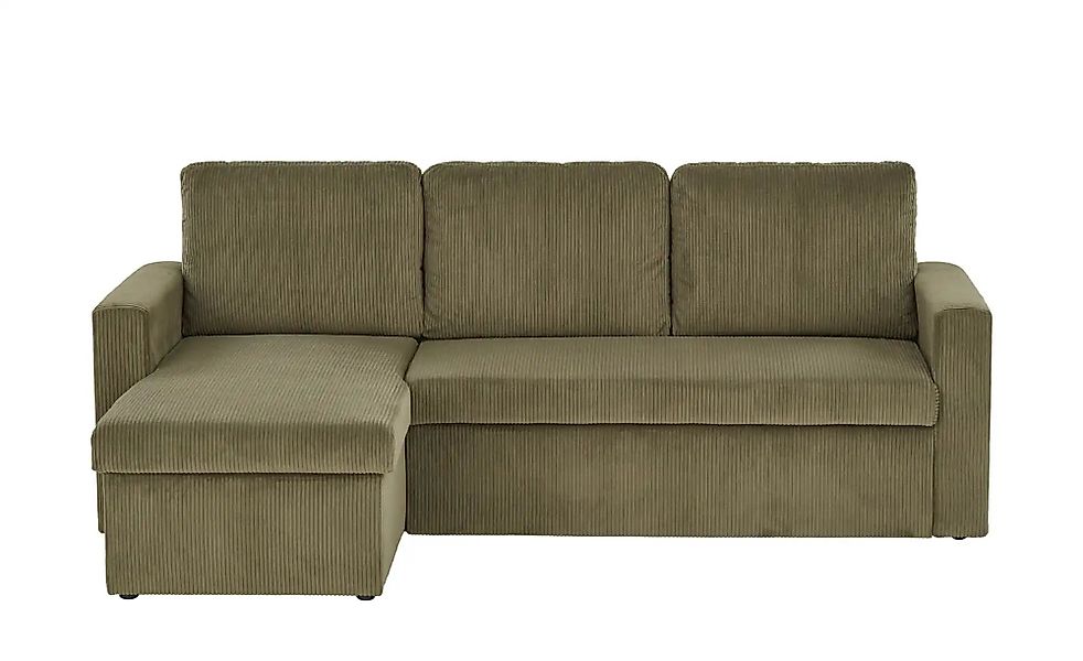 Ecksofa  Xenia ¦ grün ¦ Maße (cm): B: 215 H: 85 T: 145.0 Polstermöbel > Sof günstig online kaufen