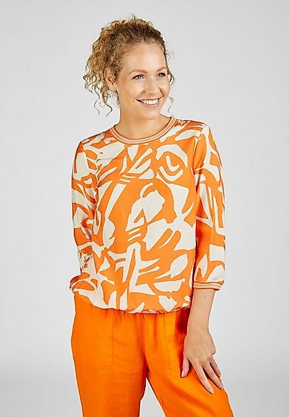 Rabe Klassische Bluse Rabe Bluse mit abstraktem Muster günstig online kaufen