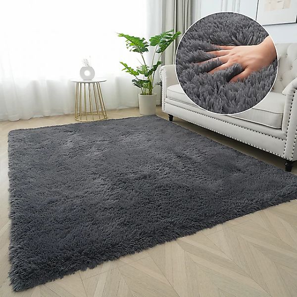 my home Hochflor-Teppich "Leava, besonders weich und kuschelig, leichter Gl günstig online kaufen