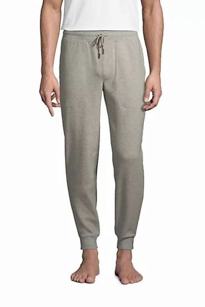 Pyjamahose mit Waffelstruktur, Herren, Größe: L Normal, Grau, Jersey, by La günstig online kaufen