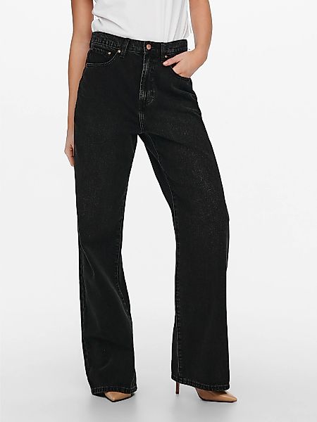 ONLY High-waist-Jeans "ONLHOPE HW WIDE DNM REA129 NOOS" Baumwolle günstig online kaufen