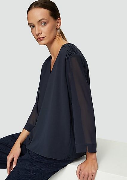 s.Oliver BLACK LABEL Langarmbluse - Bluse Halb-Arm - festliche Bluse Damen günstig online kaufen