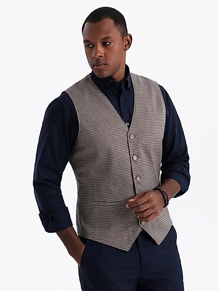 OMBRE Anzugweste Żakardowa kamizelka męska casual günstig online kaufen