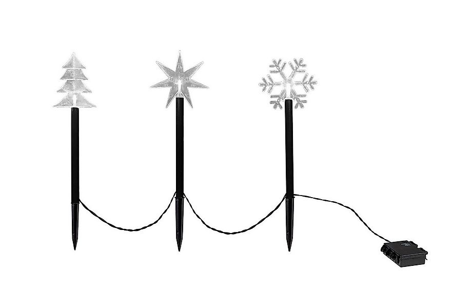 Spetebo Gartenstecker LED Gartenstecker 3er Set - je 40 cm (Set, 3-St., 3er günstig online kaufen