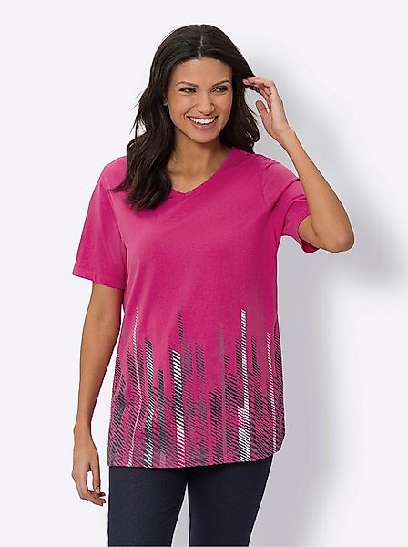 Sieh an! Trainingsshirt Longshirt Kurzarm günstig online kaufen