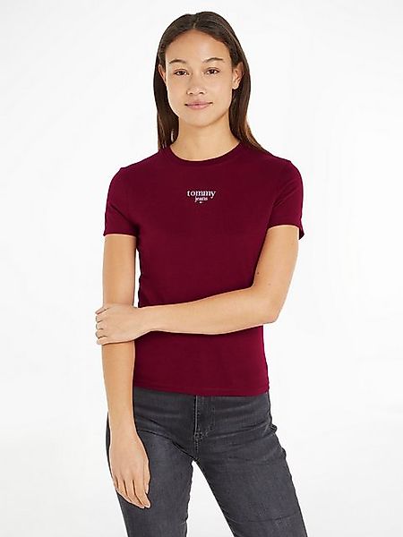 Tommy Jeans Rundhalsshirt TJW SLIM ESSENTIAL LOGO 1 SS EXT mit Tommy Jeans günstig online kaufen