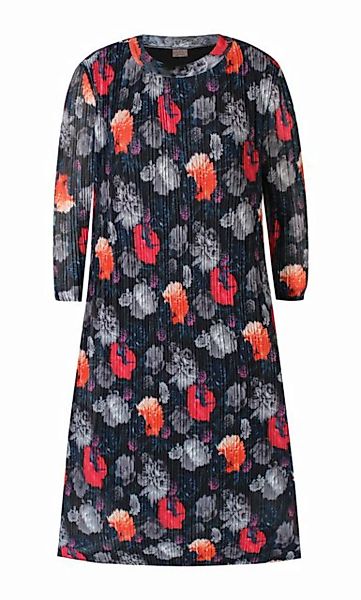 ZE-ZE Nordic Plisseekleid Plissee Kleid Blumenmuster Tango red allover Prin günstig online kaufen