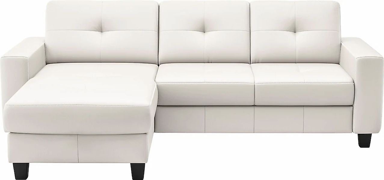 Places of Style Ecksofa "Varese", wahlweise mit Bettfunktion und Bettkasten günstig online kaufen